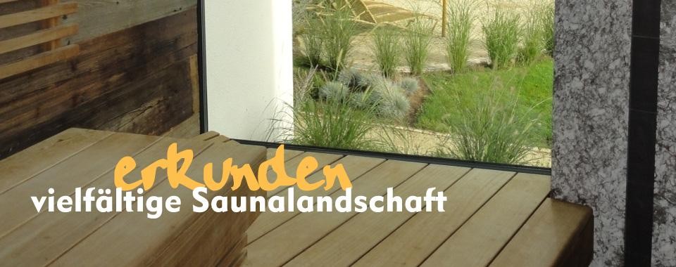 Ausblick aus der Birkensauna im Saunagarten Ausblick aus der Birkensauna im Saunagarten