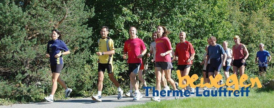 Jogger des Lauftreffs am Waldesrand Jogger des Lauftreffs am Waldesrand