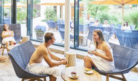 Saunagastronomie im Saunagarten Saunagastronomie im Saunagarten