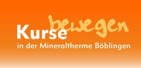 Hinweis auf Veranstaltung Gesund und Aktiv - weiße Schrift auf grünem Hintergrund